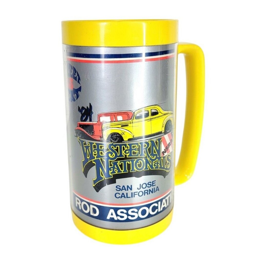 NSRA Western Nationals Street Rod Association Magoo's Cali Thermo-Serv Cup Mug